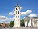 Le clocher de la cathédrale de Vilnius